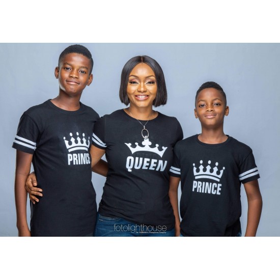 Queen & Prince Varsity family T-shirt 